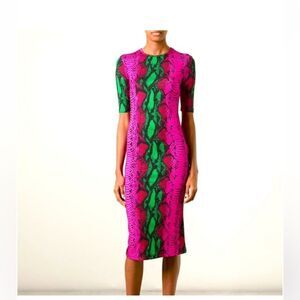 House of Holland multicoloured snake print dress, size 2